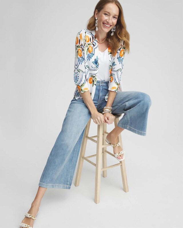 Romance Tropical Short Cardigan - image 2